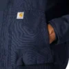 Herren-Aktivjacke aus gewaschenem, gefüttertem Entenstoff