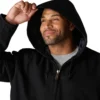 Herren-Aktivjacke aus gewaschenem, gefüttertem Entenstoff