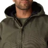 Herren-Aktivjacke aus gewaschenem, gefüttertem Entenstoff