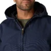 Herren-Aktivjacke aus gewaschenem, gefüttertem Entenstoff