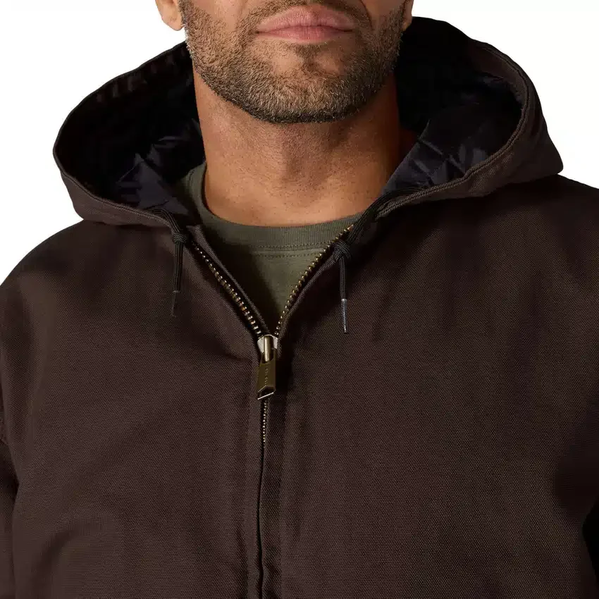 Herren-Aktivjacke aus gewaschenem, gefüttertem Entenstoff