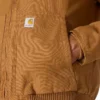 Herren-Aktivjacke aus gewaschenem, gefüttertem Entenstoff