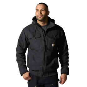 Herren-Aktivjacke «Bartlett» aus gewaschenem Entenstoff mit Isolierung
