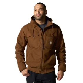 Herren-Aktivjacke «Bartlett» aus gewaschenem Entenstoff mit Isolierung