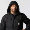 Herren-Aktivjacke «Bartlett» aus gewaschenem Entenstoff mit Isolierung