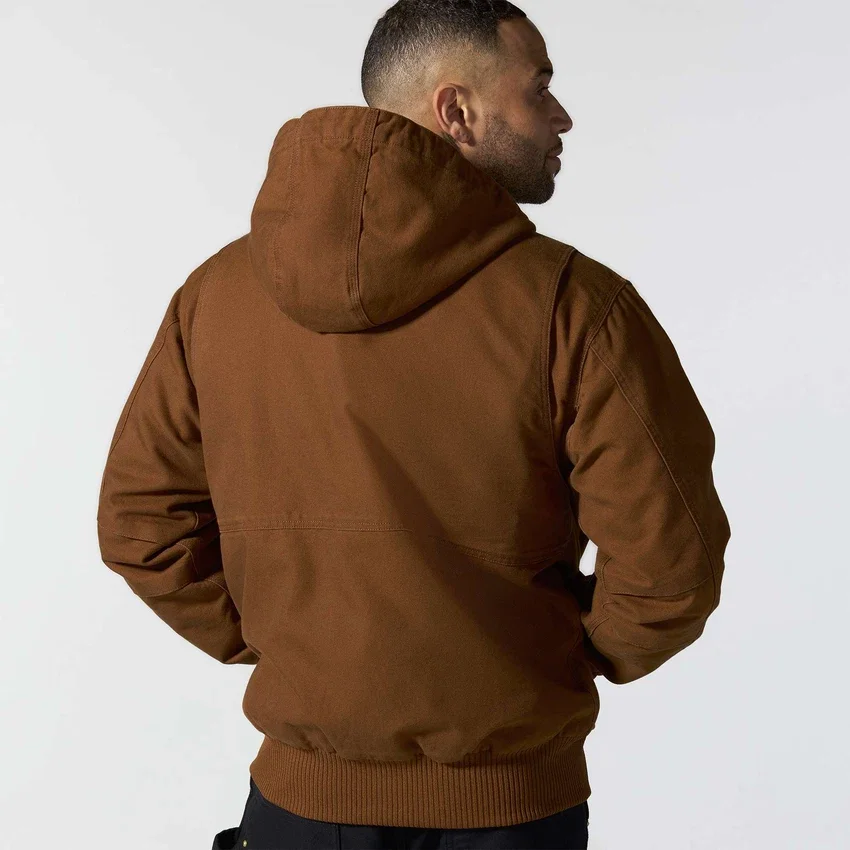 Herren-Aktivjacke «Bartlett» aus gewaschenem Entenstoff mit Isolierung