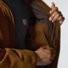 Herren-Aktivjacke «Bartlett» aus gewaschenem Entenstoff mit Isolierung