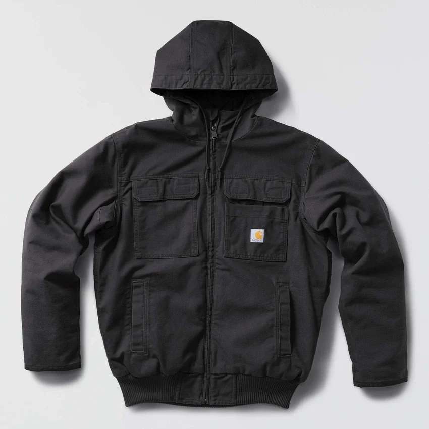 Herren-Aktivjacke «Bartlett» aus gewaschenem Entenstoff mit Isolierung