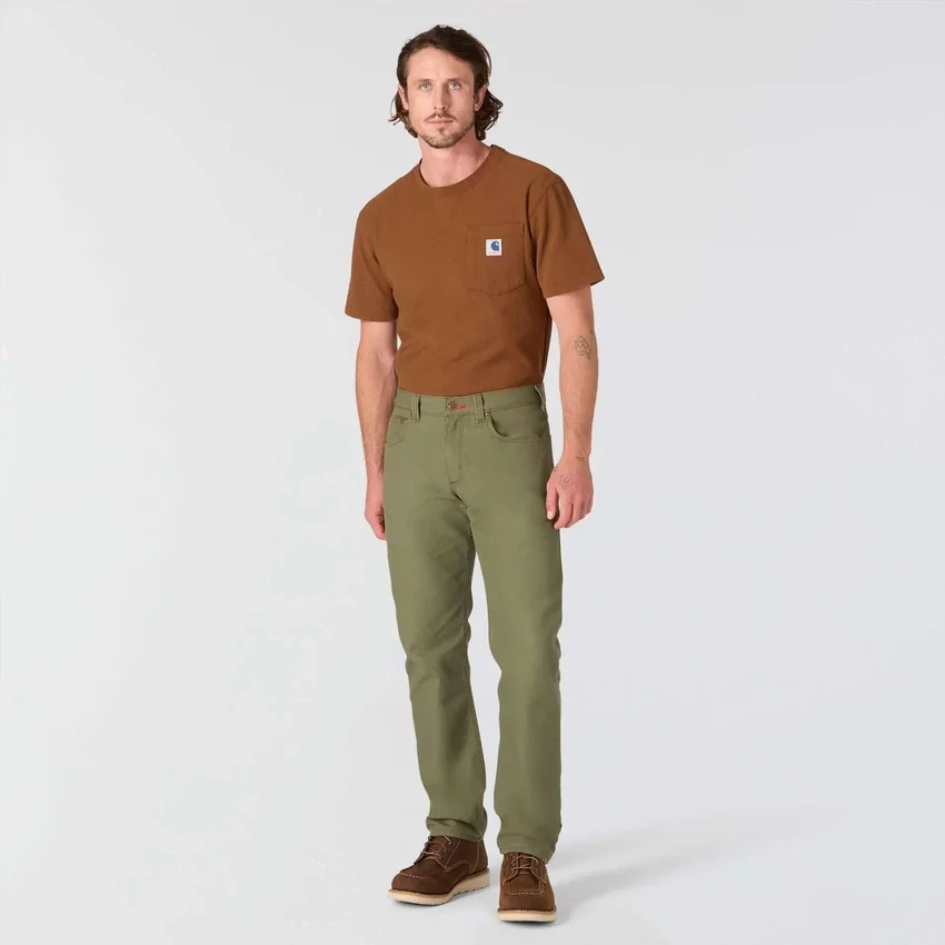 Herren-Arbeitshose «Crafted Series» in Relaxed Fit mit geradem Bein aus Entenstoff