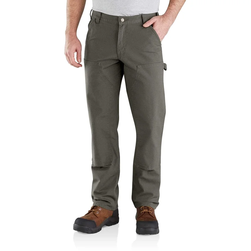 Herren-Arbeitshose «Relaxed Straight Fit» aus Rugged Flex-Duck-Material mit doppelten Knieverstärkungen