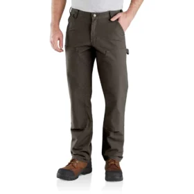 Herren-Arbeitshose «Relaxed Straight Fit» aus Rugged Flex-Duck-Material mit doppelten Knieverstärkungen
