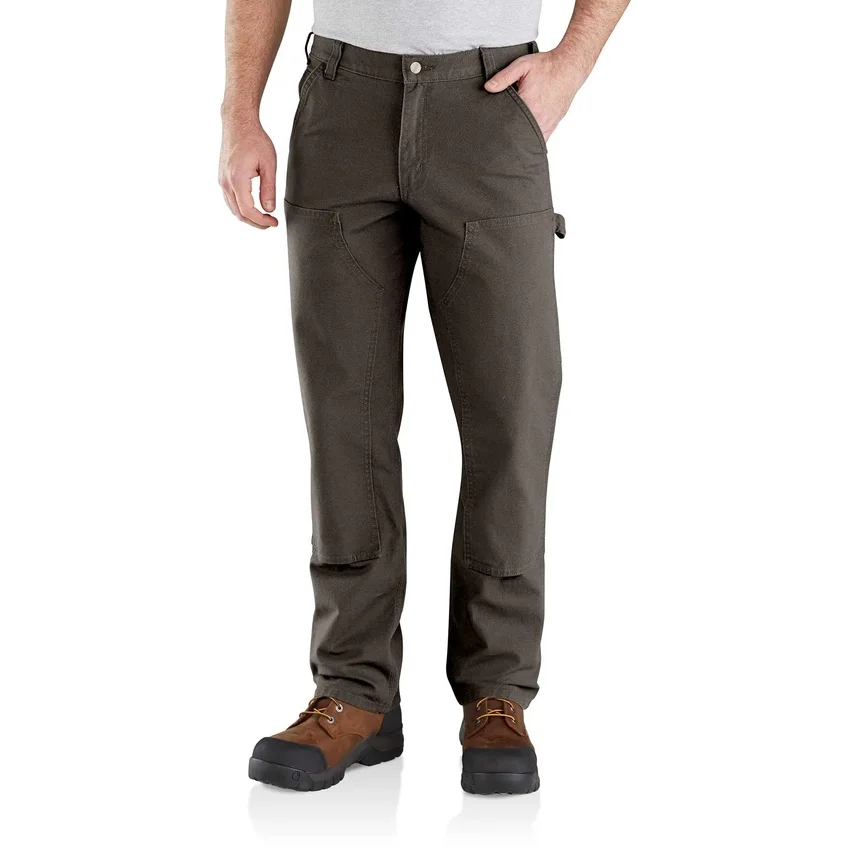 Herren-Arbeitshose «Relaxed Straight Fit» aus Rugged Flex-Duck-Material mit doppelten Knieverstärkungen