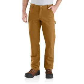 Herren-Arbeitshose «Relaxed Straight Fit» aus Rugged Flex-Duck-Material mit doppelten Knieverstärkungen