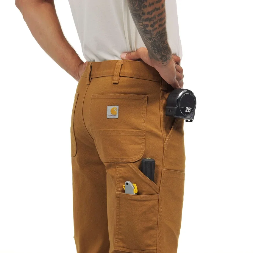 Herren-Arbeitshose «Relaxed Straight Fit» aus Rugged Flex-Duck-Material mit doppelten Knieverstärkungen