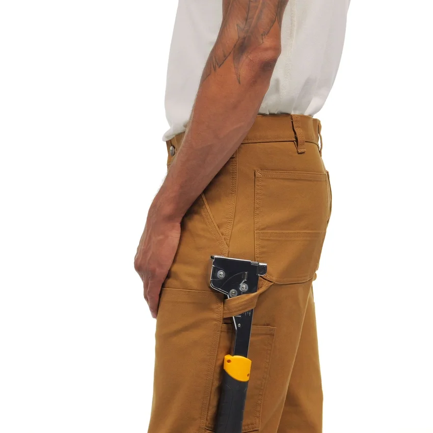 Herren-Arbeitshose «Relaxed Straight Fit» aus Rugged Flex-Duck-Material mit doppelten Knieverstärkungen