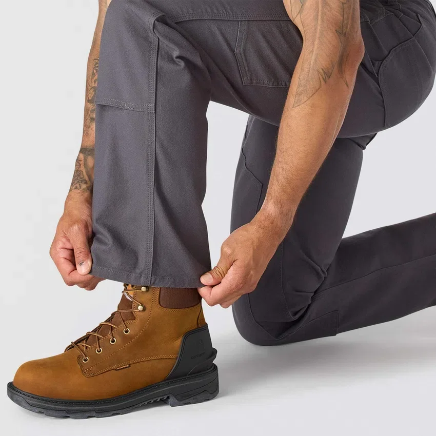 Herren-Arbeitshose «Relaxed Straight Fit» aus Rugged Flex-Duck-Material mit doppelten Knieverstärkungen