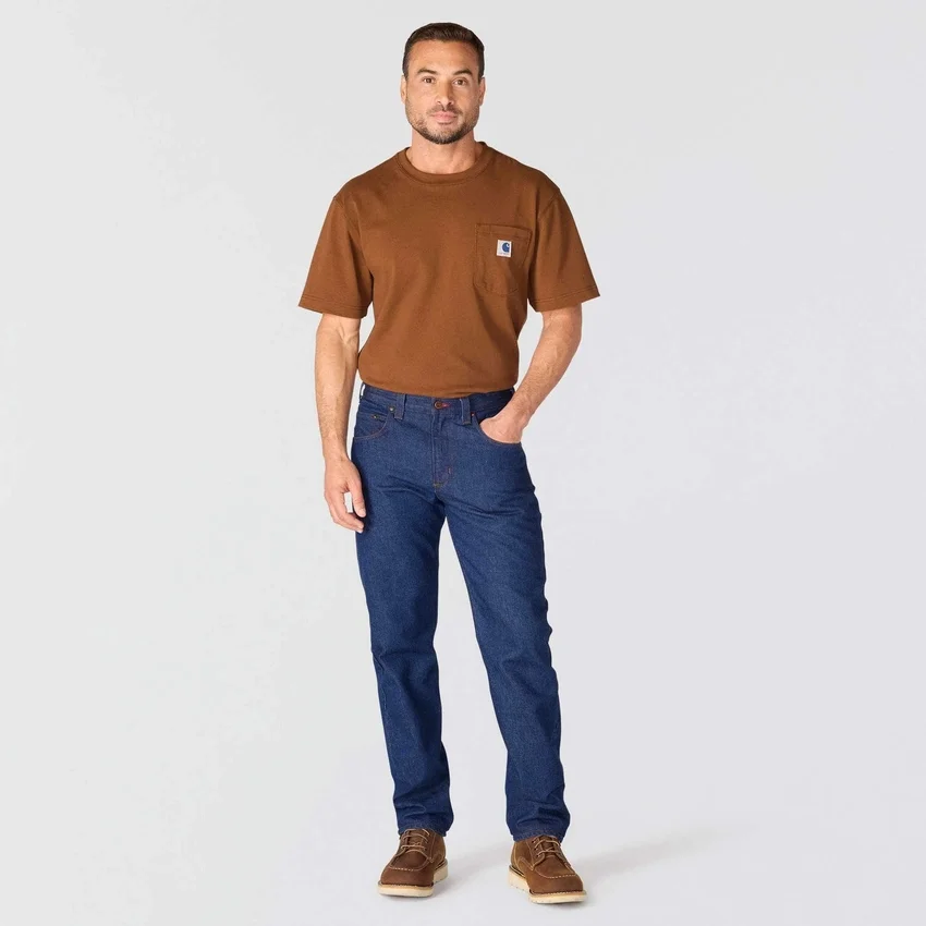 Herren-Arbeitsjeans der Crafted-Serie mit lockerer Passform und geradem Bein