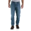 Herren-Arbeitsjeans im Relaxed-Straight-Schnitt mit Rugged Flex und doppelverstärkten Knien