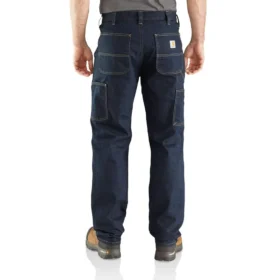 Herren-Arbeitsjeans im Relaxed-Straight-Schnitt mit Rugged Flex und doppelverstärkten Knien