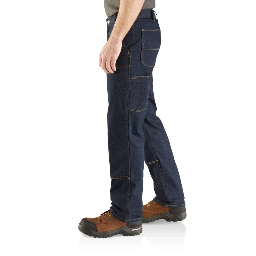Herren-Arbeitsjeans im Relaxed-Straight-Schnitt mit Rugged Flex und doppelverstärkten Knien