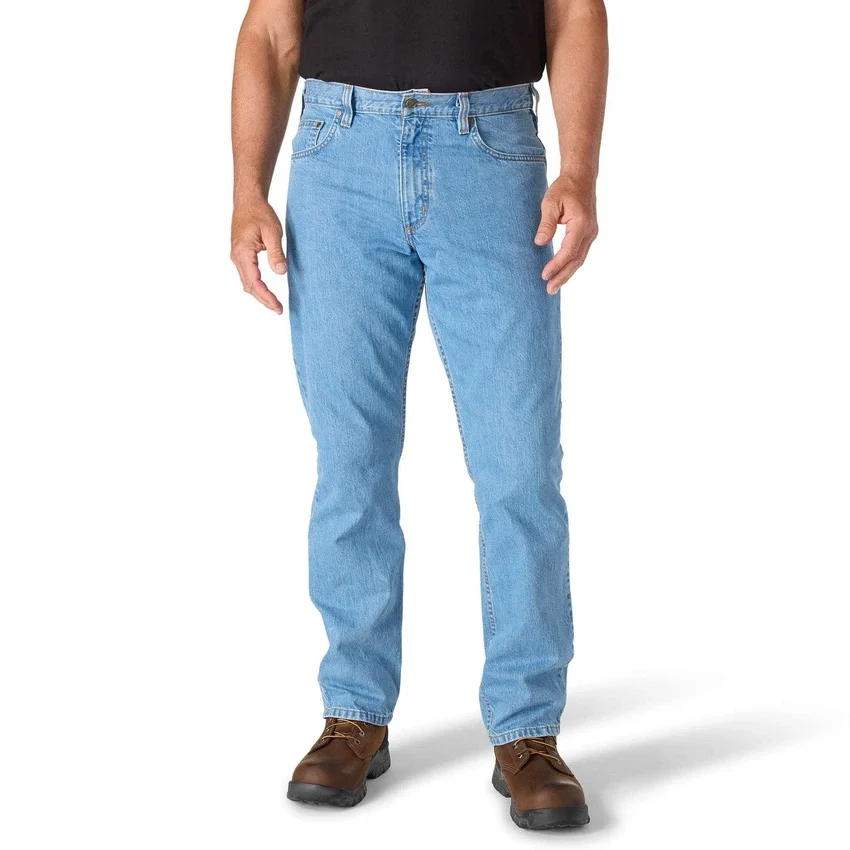 Herren-Arbeitsjeans in lockerer, gerader Passform