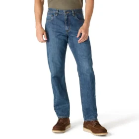 Herren-Arbeitsjeans in lockerer, gerader Passform