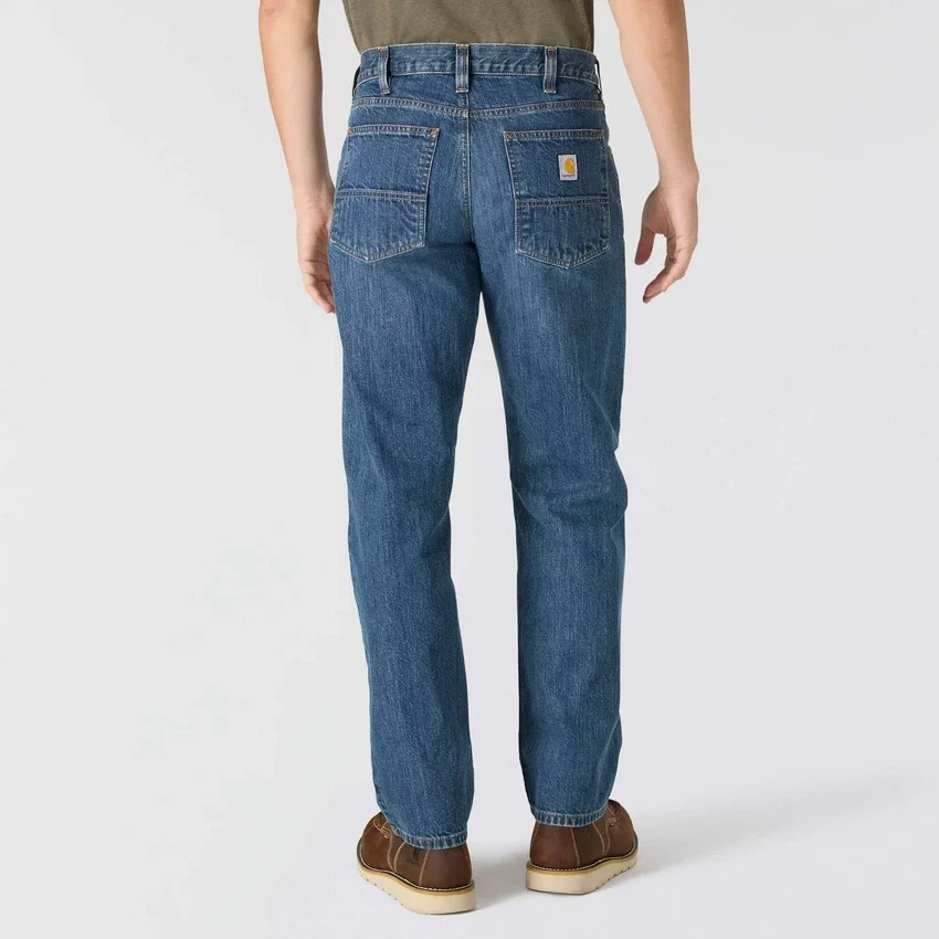 Herren-Arbeitsjeans in lockerer, gerader Passform