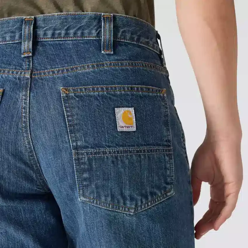 Herren-Arbeitsjeans in lockerer, gerader Passform