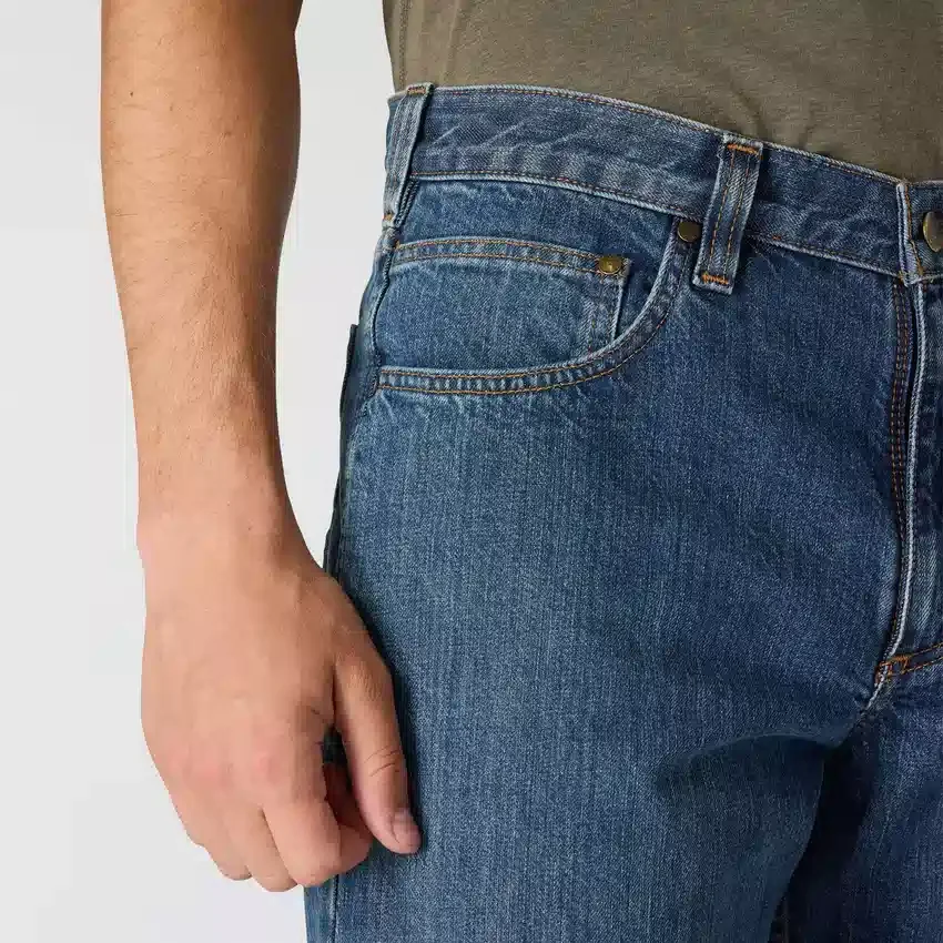 Herren-Arbeitsjeans in lockerer, gerader Passform