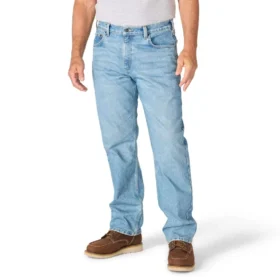 Herren-Arbeitsjeans in lockerer Passform mit geradem Bein und Rugged Flex