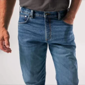 Herren-Arbeitsjeans in lockerer Passform mit geradem Bein und Rugged Flex