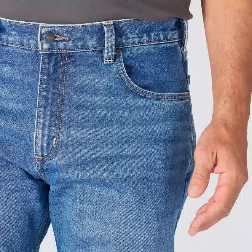 Herren-Arbeitsjeans in lockerer Passform mit geradem Bein und Rugged Flex