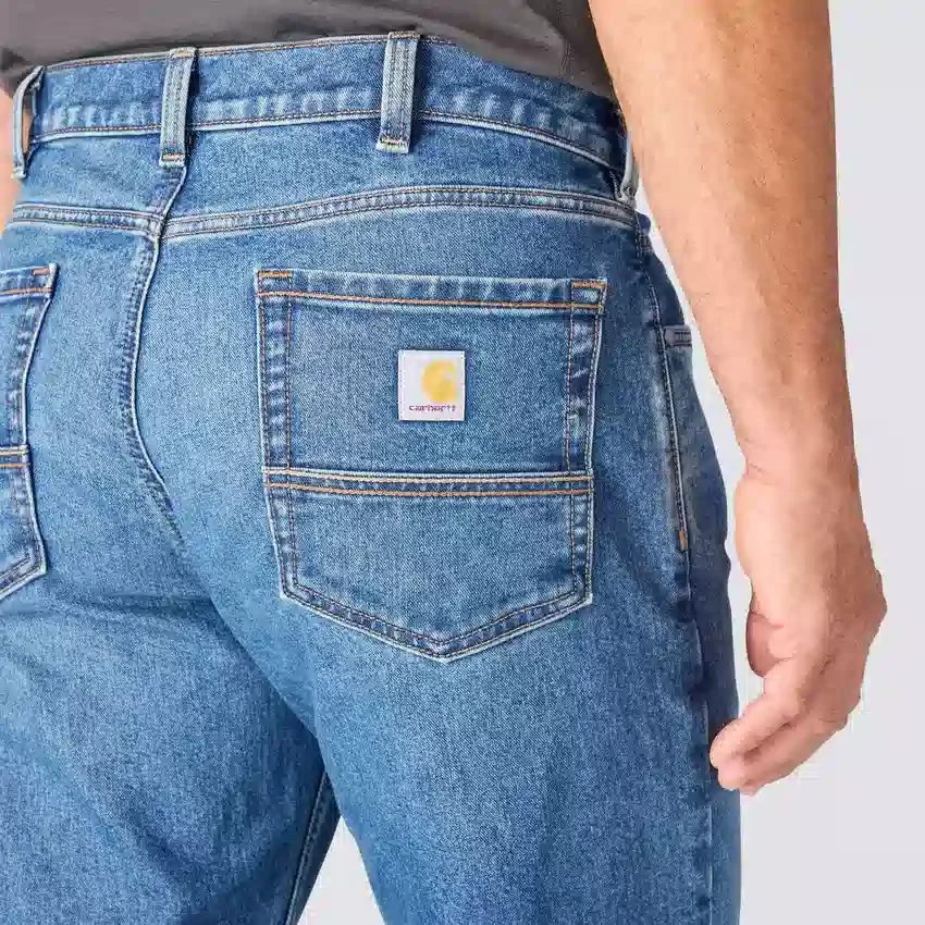 Herren-Arbeitsjeans in lockerer Passform mit geradem Bein und Rugged Flex