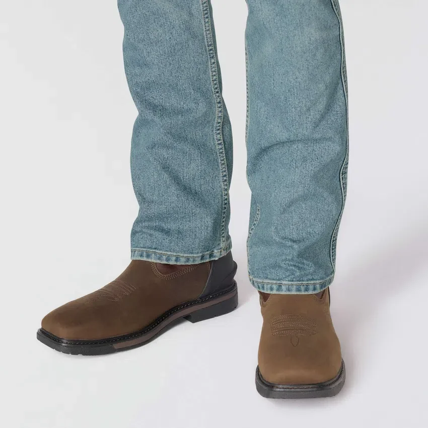 Herren-Arbeitsjeans mit lockerer Bootcut-Passform und «Rugged Flex»-Technologie