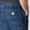 Herren-Arbeitsjeans mit lockerer Passform und geradem Bein, feuerfest