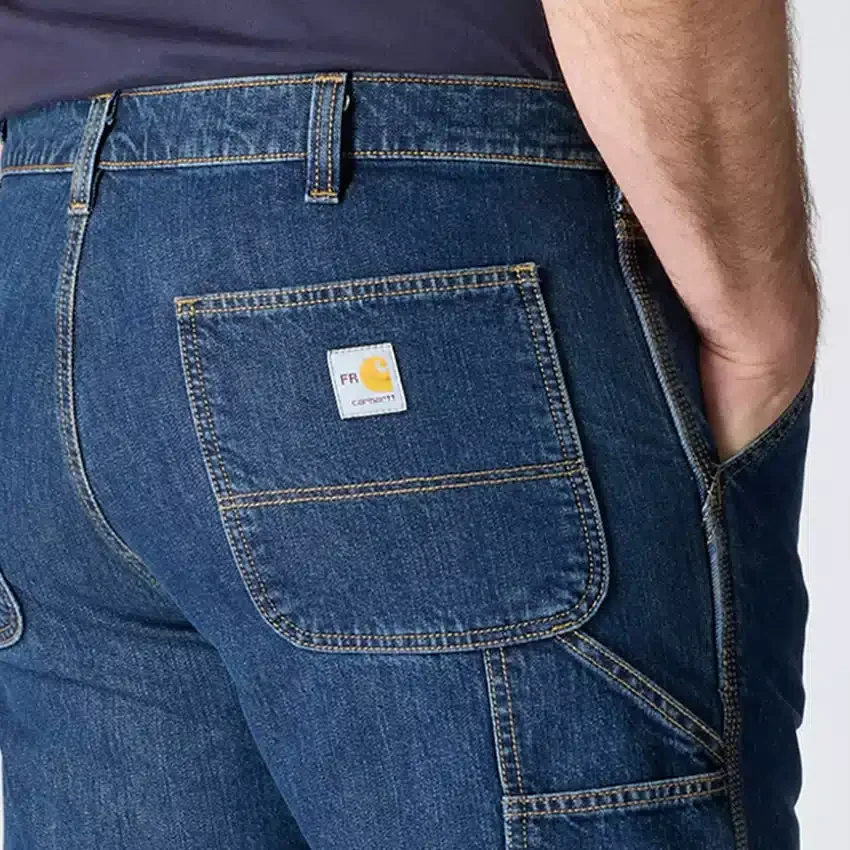 Herren-Arbeitsjeans mit lockerer Passform und geradem Bein, feuerfest