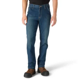 Herren-Arbeitsjeans «Relaxed Straight Rugged Flex»