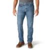 Herren-Arbeitsjeans «Relaxed Straight Rugged Flex»