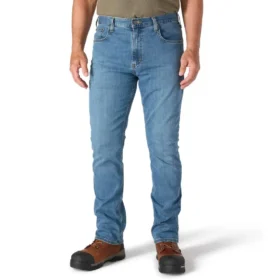 Herren-Arbeitsjeans «Relaxed Straight Rugged Flex»