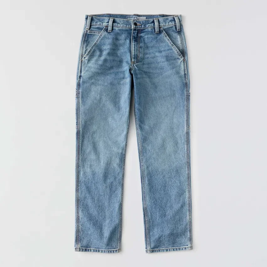 Herren-Arbeitsjeans «Relaxed Straight Rugged Flex»