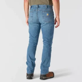 Herren-Arbeitsjeans «Relaxed Straight Rugged Flex»