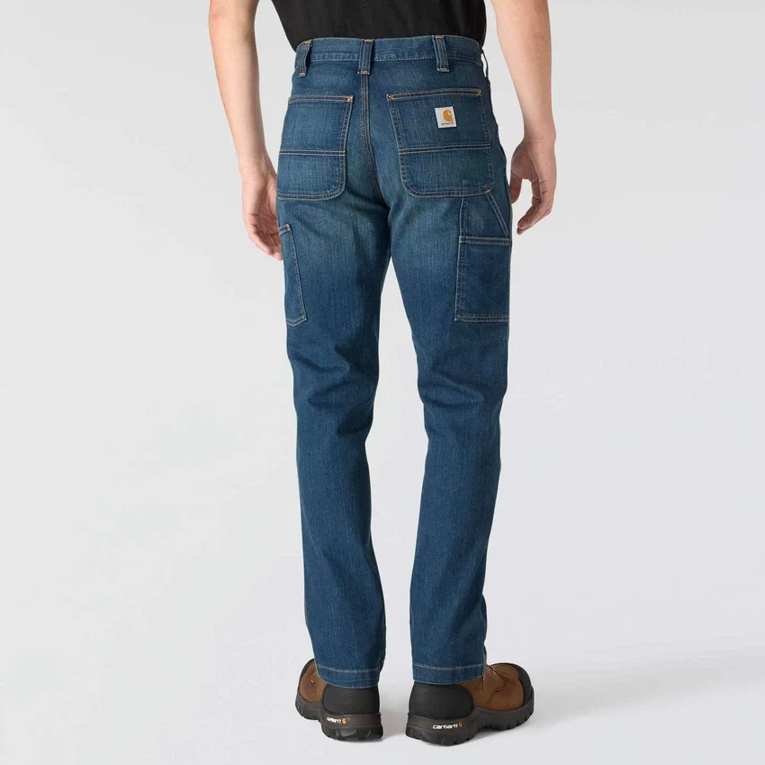 Herren-Arbeitsjeans «Relaxed Straight Rugged Flex»