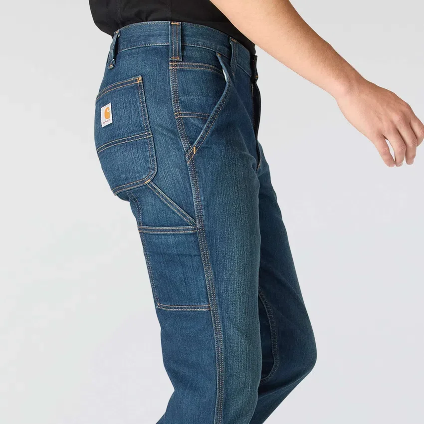 Herren-Arbeitsjeans «Relaxed Straight Rugged Flex»