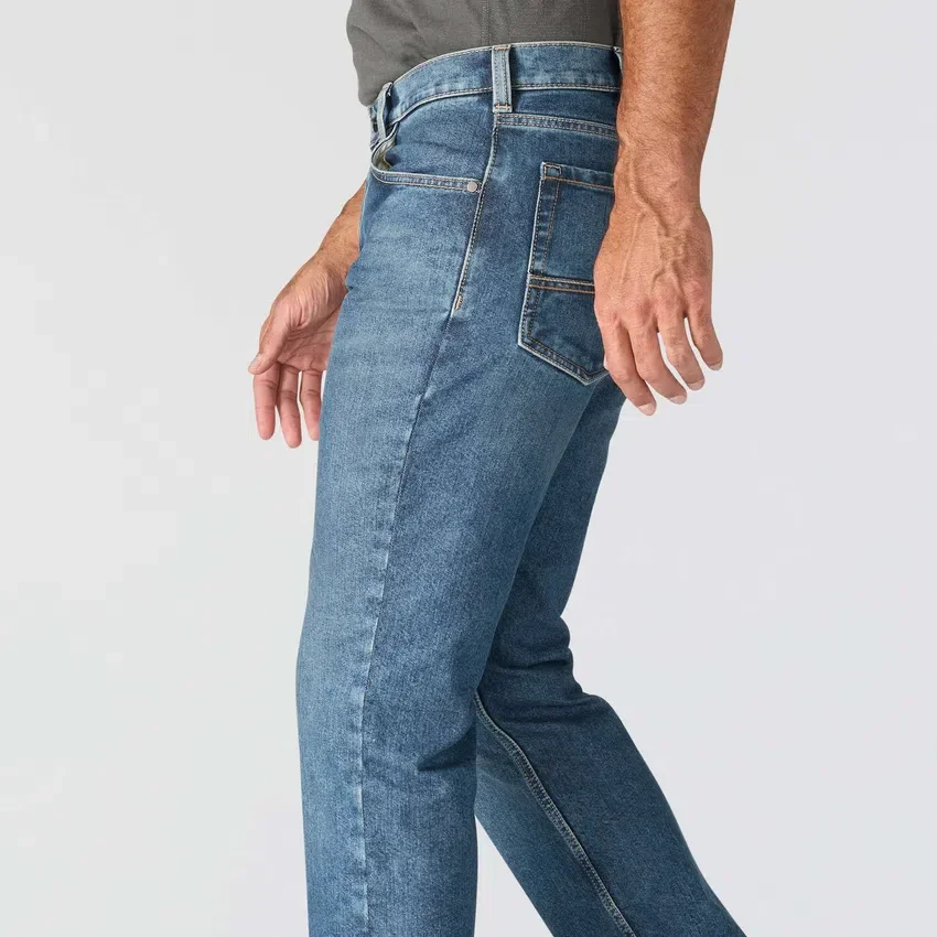 Herren-Arbeitsjeans «Relaxed Straight Rugged Flex»