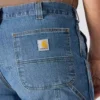 Herren-Arbeitsjeans «Relaxed Straight Rugged Flex»