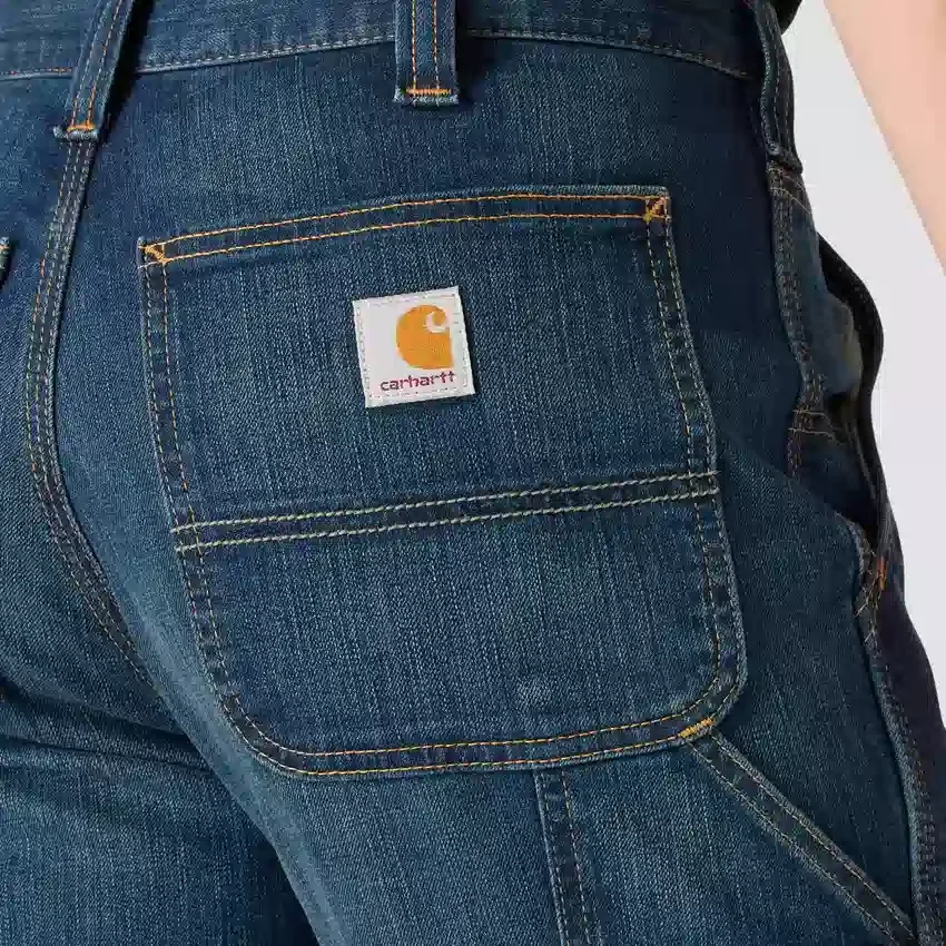 Herren-Arbeitsjeans «Relaxed Straight Rugged Flex»