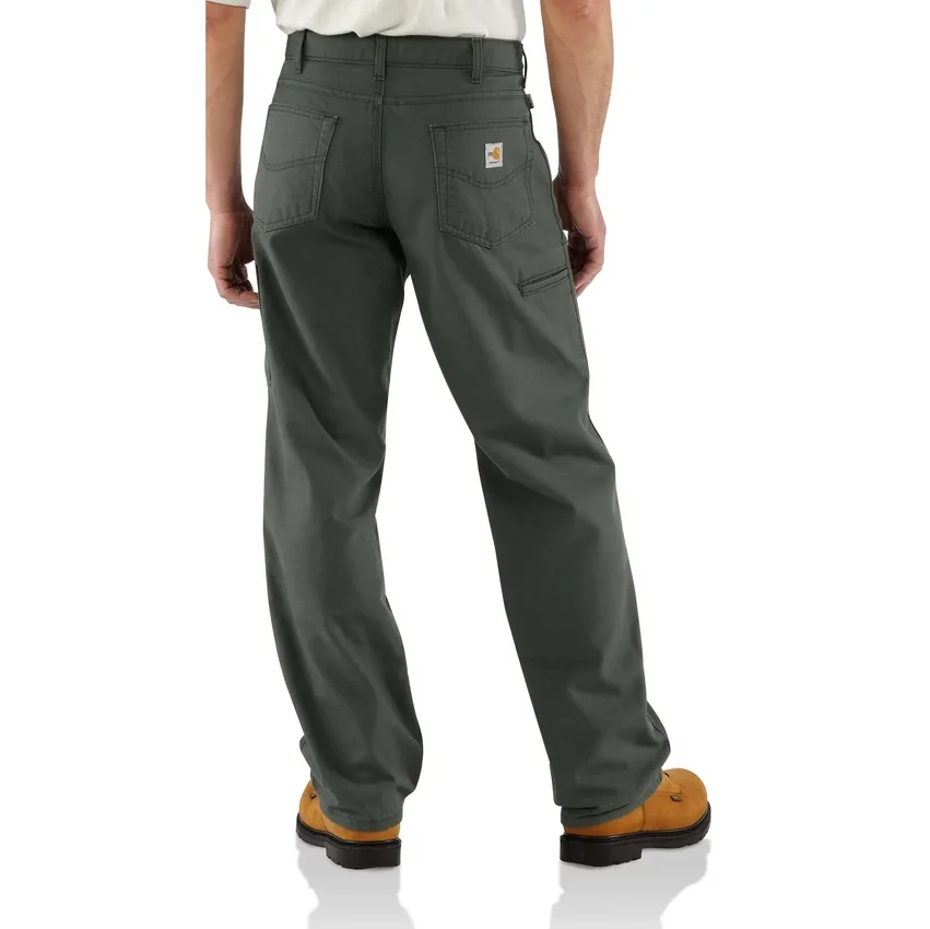 Herren-Canvas-Hose «Fr» mit lockerer Passform und geradem Bein – flammhemmende Hose