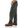 Herren-Canvas-Hose «Fr» mit lockerer Passform und geradem Bein – flammhemmende Hose