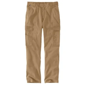 Herren-Cargohose «Rigby» in lockerer Passform mit geradem Bein – flammhemmende Hose