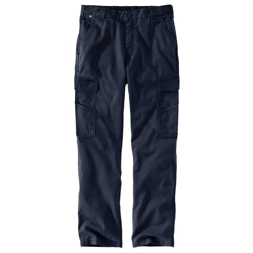 Herren-Cargohose «Rigby» in lockerer Passform mit geradem Bein – flammhemmende Hose